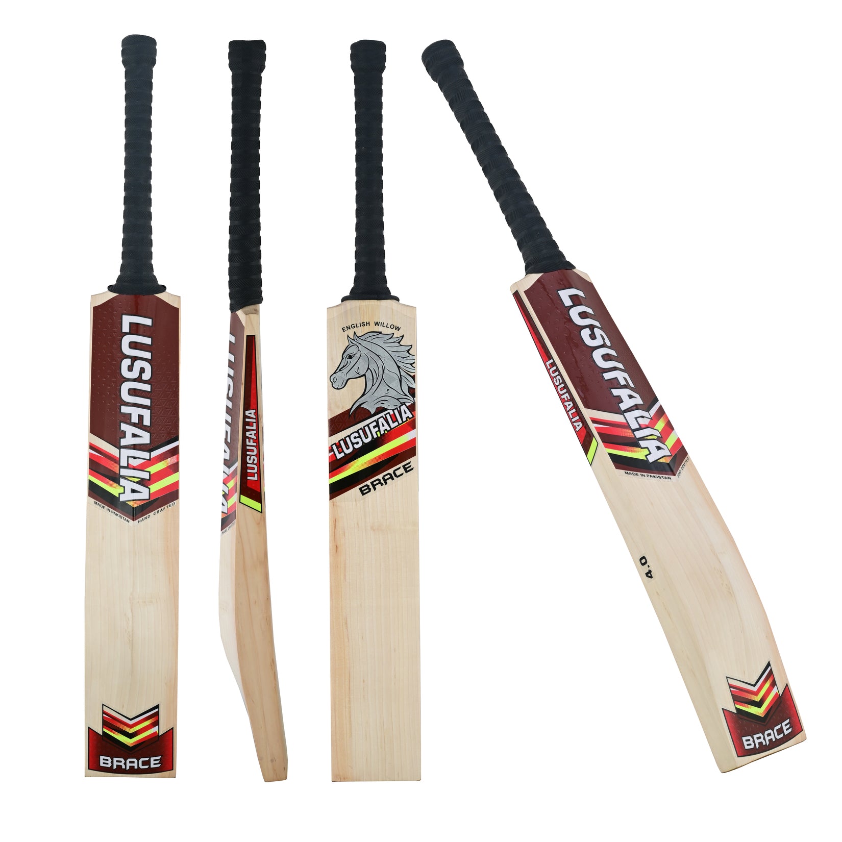 Cricket Bat BRACE 4.0 by Lusufalia – Pro Edition Match Bat